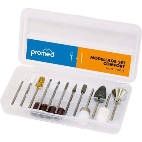 Promed - Opzetstukjes set nagelfrees Comfort - 17-delig - Voor huid, likdoorn, eksteroog, eelt en nagel