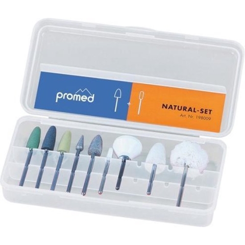 PROMED nagel frees bitjes set NATURAL voor manicure en pedicure.