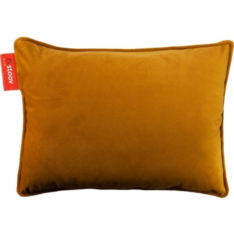 Stoov Warmtekussen | Ploov | Duurzaam & Draadloos | Infrarood warmtekussen | 45x60 Velvet - Ginger Gold | Standaard Batterij