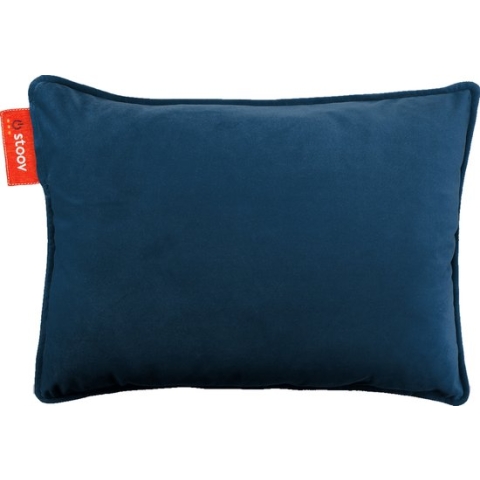 Stoov Warmtekussen | Ploov | Duurzaam & Draadloos | Infrarood warmtekussen | 45x60 Velvet - Juniper Blue | Standaard Batterij