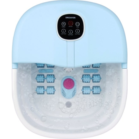 Dreaver MZD-02 Voetenbad - Massage Rollers - Opvouwbaar  - 12L - Verwarming Tot 45°C - Inclusief Badzout
