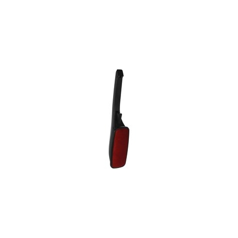 Kledingborstel/ontpluizer/pluizenverwijderaar - zwart/rood - inklapbaar