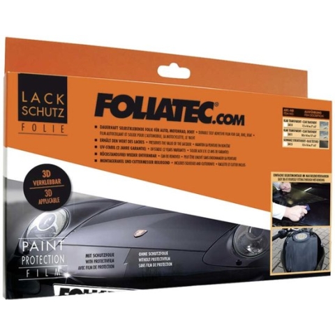 Foliatec LACK lakbescherming zwart 12x45cm - 2 stuks