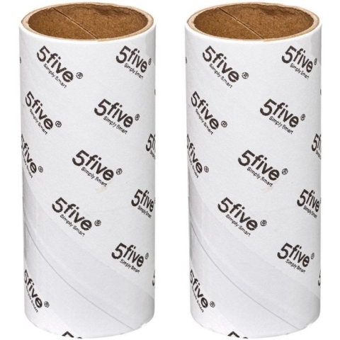 2x Stuks kledingroller/kleefroller navulling rollen met 60 vellen - Pluizenroller - Kledingborstel