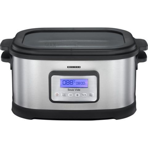 Melissa 16310170 - Sous Vide 6L, 520W, zwart/roestvrij staal
