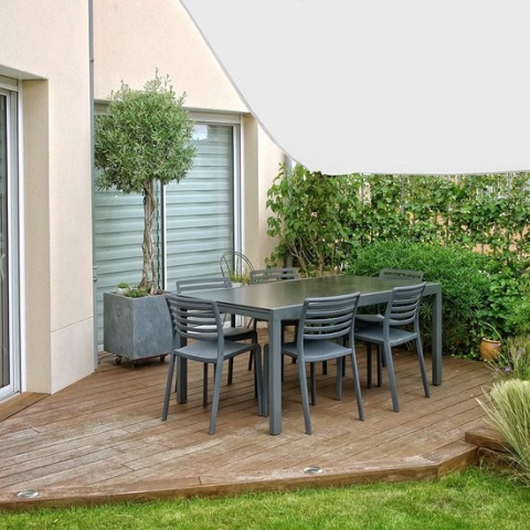 waterafstotend, concave, zonwering, Sun Protection, Wind Protection, Zonnezeil_3m x 5m