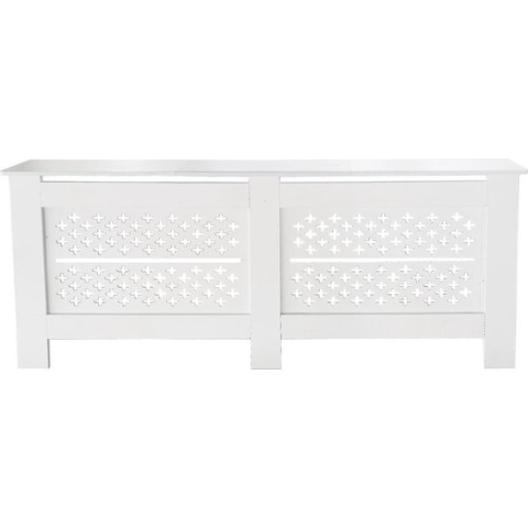 Radiatorombouw - verwarmingsombouw - radiatoromkasting - 172 cm x 82 cm - wit