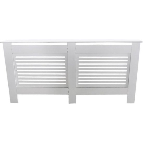Radiatorombouw - verwarmingsombouw - radiatoromkasting - 152 cm x 82 cm - wit