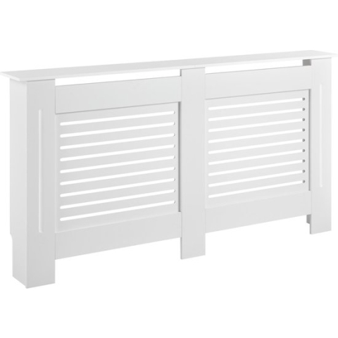 Radiatoromkasting radiatorombouw MDF wit 152x19x82 cm
