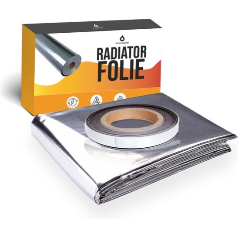 Radiatorfolie 750cm x 50cm + Magneettape - Radiator folie magneten - Verlaag Je Gasverbruik - Radiator Reflecterende Folie - Dubbele Isolatie - Radiatorfolie Met Magneet - Isolatiefolie - Black Friday 2023 - Sinterklaas Cadeautjes - Deals