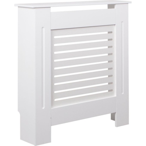 Radiatorombouw - Radiatorombouw kant en klaar - Lamellen - Hout - 78x19x82 cm