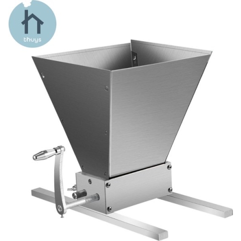 Thuys Korenmolen - Graanmolen - Gerst Crusher - Maler - Specerijenmolen - Keukenhulp - Koken - Geschikt Voor Diverse Zaken - Kruiden Maler - Zilver Roestvrij Staal