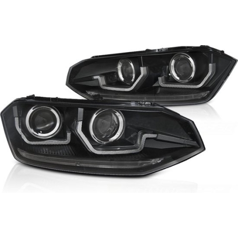Koplampen voor VW POLO VI 2G 2017- LED ZWART