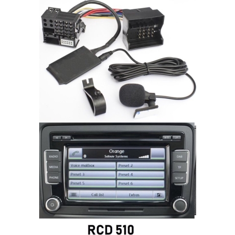 Rcd 510 Bluetooth Carkit Aux Muziek Streaming Adapter Module Can Bus Plug And Play RCD510