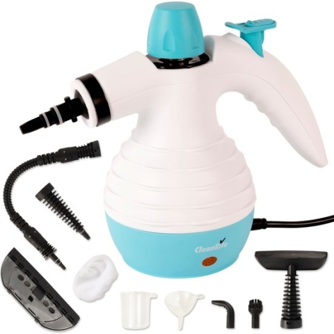 Cleanrite Stoomreiniger - Handstomer - Stoomapparaat Kleding - Set Wit