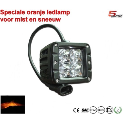 Extreme 2 inch Oranje verstraler - AR-Optics Voor mist en sneeuw