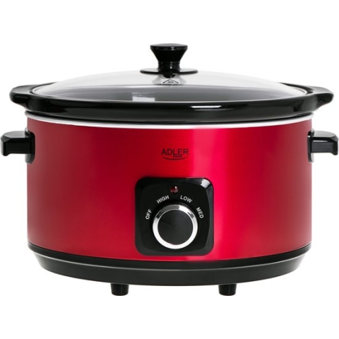 Adler AD-6413R - Slow cooker - 5.8 liter