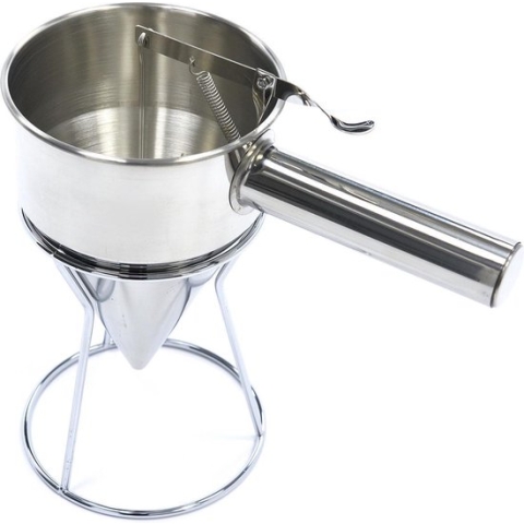 Beslagdispenser - 1,3 L - RVS - incl. Doseerknop