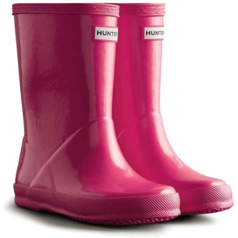 Hunter - Regenlaarzen voor kinderen - Kids first classic - Gloss - Roze - maat 32EU