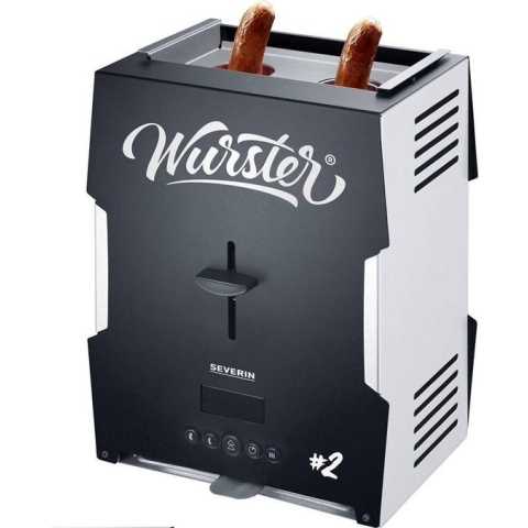 Severin WT 5005 - Worsten Griller - Zwart/Grijs