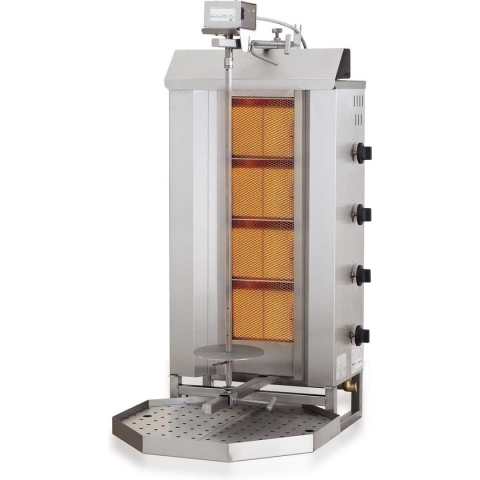 Combisteel Gyros Grill Gas Motor Boven 4 Hittezones | 7049.0010