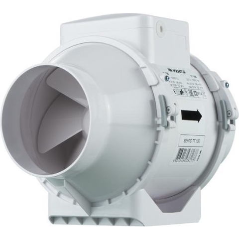 Vents buisventilator TT Ø100 mm - met Timer - 145/187 m³/h