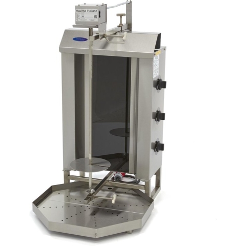 Shoarma Grill - 3 Branders - 30 Kg Vlees - Elektrisch