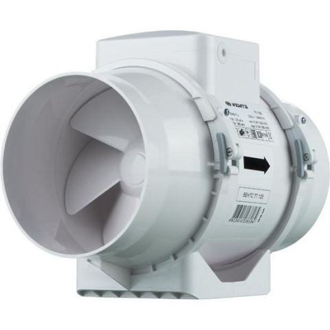 Vents buisventilator TT Ø125 mm - met Timer - 220/280 m³/h