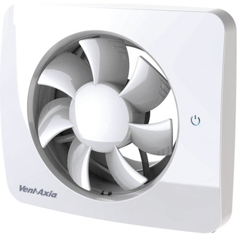 Vent-Axia Svensa - badkamerventilator - Ø 100 mm / Ø 125mm - app-gestuurd - geur, vocht & lichtsensor