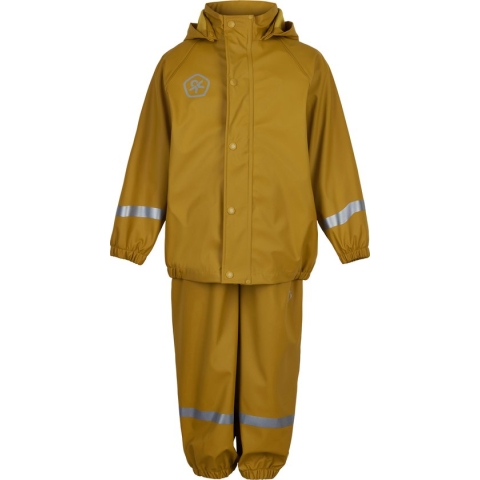 Color Kids - Regenpak voor kinderen - Gerecycled - Chai Thee - maat 92cm