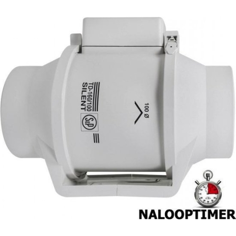 Soler & Palau TD 160/100 NT Silent met nalooptimer