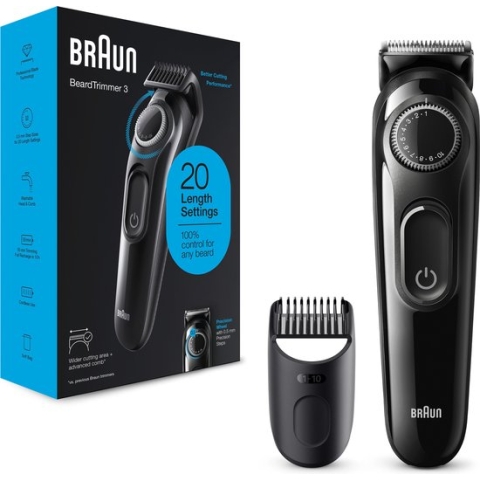 Braun BeardTrimmer 3 BT3300 Zwart