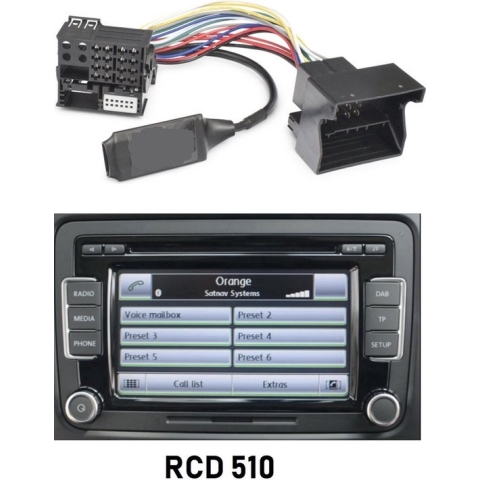 Rcd 510 Bluetooth Aux Muziek Streaming Adapter Module Can Bus Plug And Play RCD510