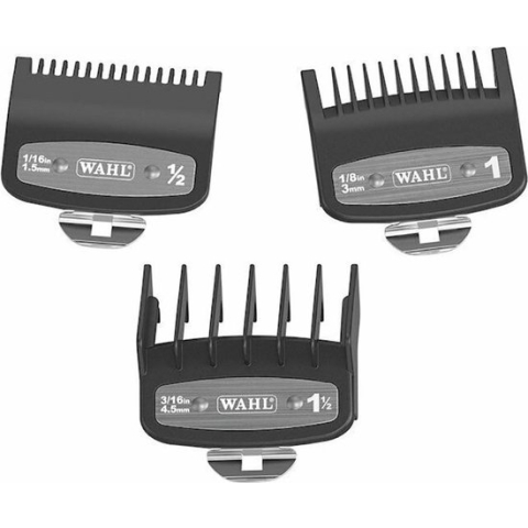 Wahl - Opzetkam - Type 1 - Set Plastic Premium - 3 Stuks