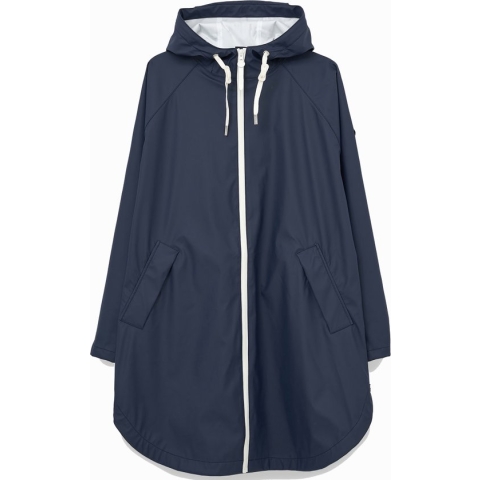 Donkerblauwe (Navy) regenjas / regenponcho Sky van Tantä S