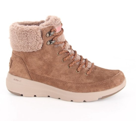 Skechers - Glacial Ultra - Woodlands - Dames Laarzen - Bruin - Maat 39