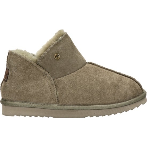 Warmbat Willow Women Suede Dames Sloffen - Mosgroen - Maat 39