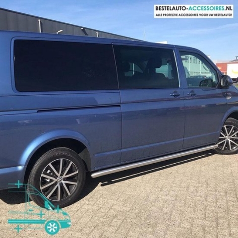 VW Transporter T5 sidebars RVS | G-Serie | VW Transporter T5 2003+ | VW Transporter T6 / T6.1 2015+ | L2 Zwart Mat