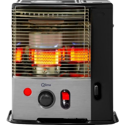 Qlima R 8128S C-2 - Petroleumkachel - Dubbelglasbrander - 2800 Watt - Ruimtes tot 105 m³