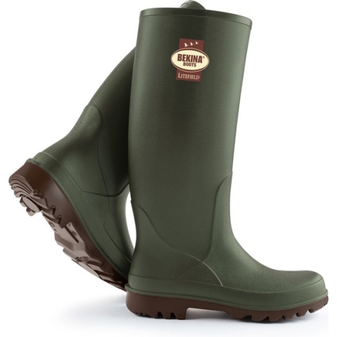Vrijetijdslaarzen voor heren en dames zonder stalen neus en stalen zool, antislip, vochtabsorberende inlegzolen, vederlicht, isolerend tot - 20 graden, groen, EU 37