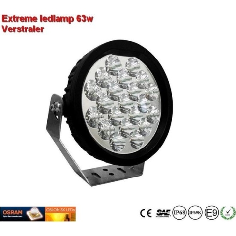 Extreme Led verstraler 63w Combi AR Optics - 6.000 lumen