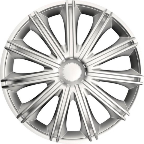 Autostyle Wieldoppen Nero 17 Inch Abs Zilver Set Van 4