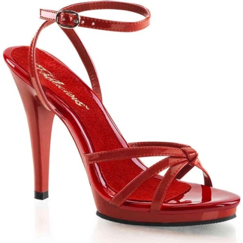 Fabulicious Sandaal met enkelband -36 Shoes- FLAIR-436 US 6 Rood
