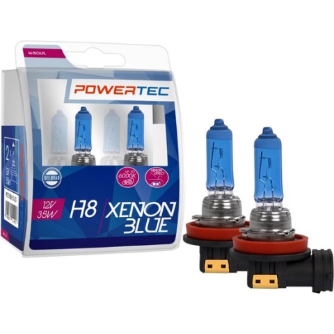 Powertec H8 12V - Xenon Blue - Set