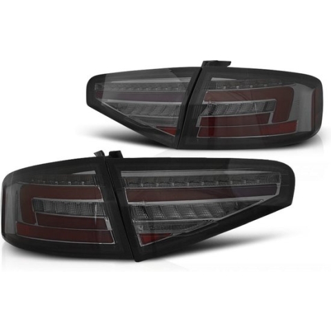Achterlichten LED voor AUDI A4 B8 12-15 SEDAN ROOD SMOKE