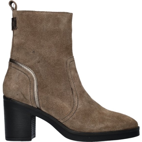 Maruti Vanity Enkellaarsjes - Enkelboots met rits - Dames - Taupe - Maat 38