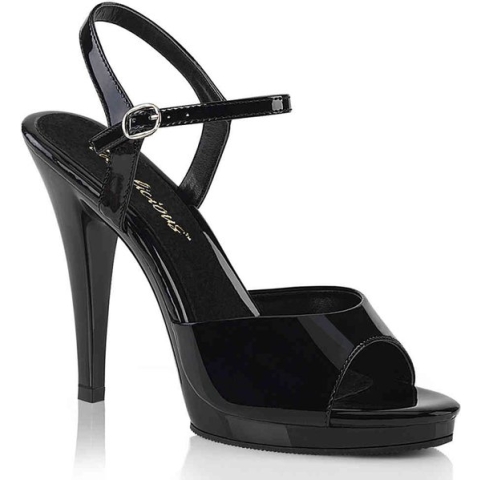 EU 41,5 = US 11 | FLAIR-409 | 4 1/2 Heel, 1/2 PF Ankle Strap Sandal