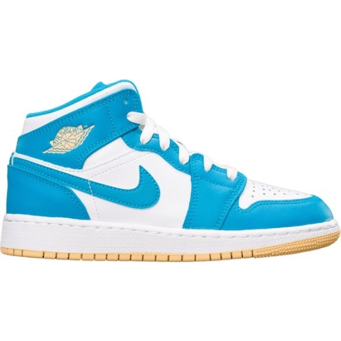 Air Jordan 1 Mid Aquatone (GS) - DQ8423-400 - Maat 38.5 - Kleur als op foto - Schoenen
