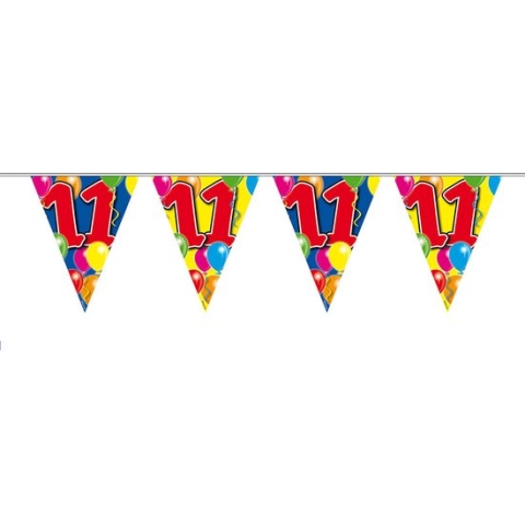 Folat - Vlaggenlijn 11 jaar Ballonnen (10 meter)