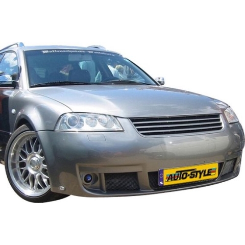 AutoStyle Embleemloze Grill passend voor Volkswagen Passat 3BG 2001-2004. Let op: De grill is ongespoten